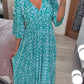 🔥Hot Sale 51% OFF 💞 Bohemian Casual Print V-Neck Long Dress