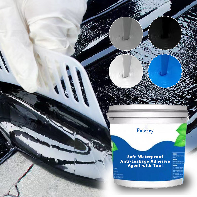 Safe waterproof and leak-proof adhesive (with free gloves and brush)