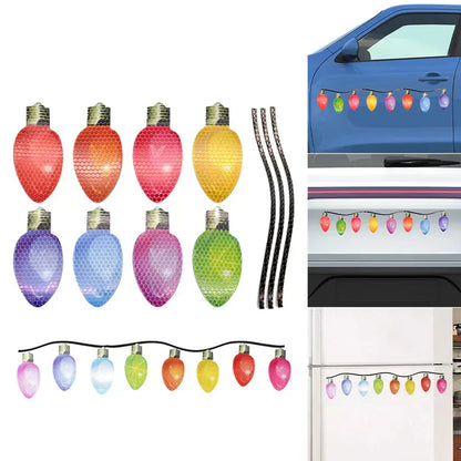 🎅Early Xmas Sales - 54% OFF🎄 Reflective Light Bulb Magnet Decorations