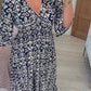🔥Hot Sale 51% OFF 💞 Bohemian Casual Print V-Neck Long Dress